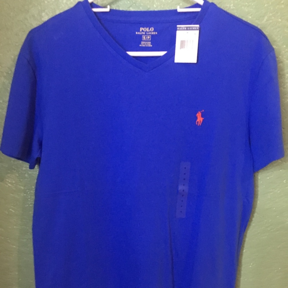 Ralph Lauren Polo V Neck T Shirt Unisex